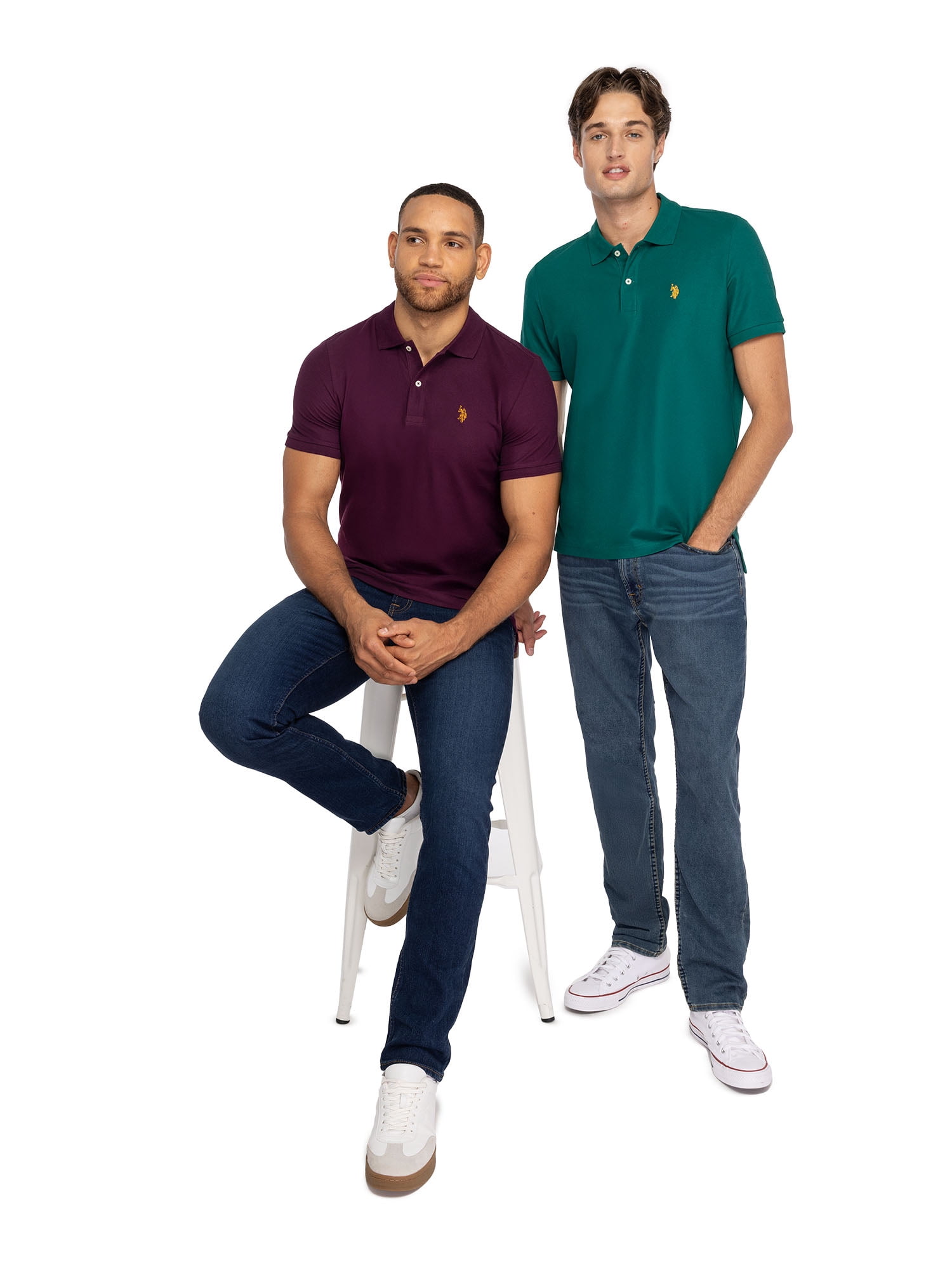 U.S. Polo Assn. Men's Performance Pique Polo Shirt