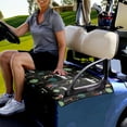 thumbnail image 3 of Renewold Golf Cart Seat Cover Comfortable Golf Cart Blanket Accessories Universal Fit for 2/4 Person Seats Club Car Seats, Golfer Golf Cart Black, 3 of 5