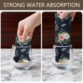 thumbnail image 6 of 2 Pcs Pioneer Flower Floral Print Pattern Kitchen Towels, Funny Microfiber Dish Towel Set, 18" X 26" Tea Towels, 6 of 6