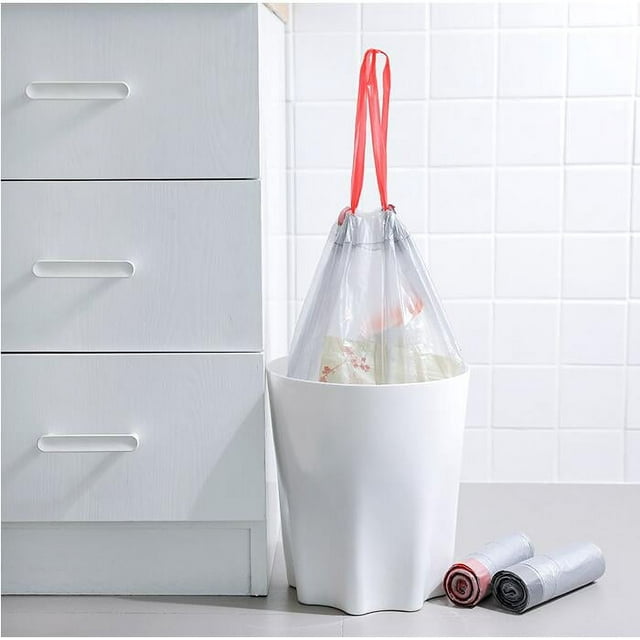 Bolsas de basura altas con cordón para cocina, paquete de 30 unidades