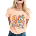 thumbnail image 1 of TSADFHJI Hauts à Manches Longues pour Femmes T-Shirt Graphique à Manches Courtes pour Premier Jour d'École pour Enseignant Rentrée des Classes m, 1 of 4