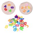 thumbnail image 2 of MasteelfCA 100pcs Colorful Non-Woven Numbers Felt Fabric Numbers Diy Sewing Patches Handmade Crafts Supplies (Mixed Color), 2 of 7