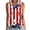 Red#1, variant on Fartey Plus Size 4th of July Tank Tops for Women Trendy Stars Stripes Print Patriotic Tees Summer Sleeveless Crew Neck Shirts Independence Day Patriotic Tanks Red XXL