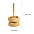 thumbnail image 3 of Uklsqma Hobbyworker Wooden Bead Spinner Kit | Big Eye Needles 4.5 Inch | Needle Threading Tools | Crystal Thread and 15G Beads Included | Diy Jewelry Making Beading Craft Supplies, 3 of 6