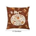 thumbnail image 3 of WEGFTDUOP Christmas Pillowcases 45 cm Fall Maple Linen Print Cushion Cover Home Decoration Throw Pillow Cover for Sofa Couch Bed, 3 of 6