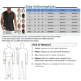 thumbnail image 5 of Men's V-neck strapped solid color cotton and linen sleeveless shirt tops Henley shirt Black 3X, 5 of 5