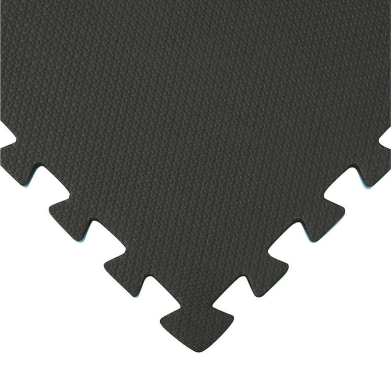 Norsk Rainbow Pack/Black 24 in. x 24 in. EVA Foam Truly Reversible Interlocking Tile (36-Tile) Norsk Rainbow Pack/Black 24 in. x 24 in. EVA Foam Truly Reversible Interlocking Tile (36-Tile)