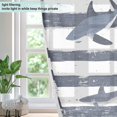 thumbnail image 4 of Yayeee Window Curtains Set of 2 for Living Room Light Filtering 63"x52", Light Sharks, 4 of 7