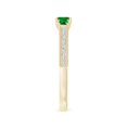 thumbnail image 3 of ANGARA Natural Aeon Square Emerald Three Stone Engagement Ring with Milgrain in 14K Yellow Gold for Women (Size-3.5mm) | May Birthstone, Anniversary, Jewelry Gift for Women | Natural Emerald Ring, 3 of 10