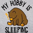 thumbnail image 3 of CafePress - My Hobby Is Sleeping Chill Grizzly Bear Women's Baseball T Shirt - Womens Baseball Tee, 3 of 4