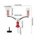 thumbnail image 5 of Fishing Reel Handle Knob Grip Replacement Assembly Part Double Handle Arm Fishing Reel Handle Baitcasting Reel Handle, 5 of 12