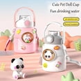 thumbnail image 5 of Cute Water Bottle with Strap and Straw, 22oz Aesthetic Kawaii Thermos, BPA-free Leak-proof Vacuum Insulated Water Bottles for Girls Sports Travel, 5 of 7