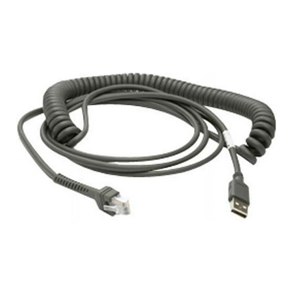 MOTOROLA CBA-U09-C15ZAR 15FT CABLE USB COILED CONNECTOR