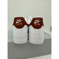 thumbnail image 6 of Nike Air Force 1 '07 Women's Size 11 White Orange Leather Shoes DD8959 115, 6 of 7