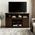 thumbnail image 2 of Rustic Tv Stand With Storage Space, -colored Entertainment Center For 65" Cabinets And Shelves, Accommodates Tv, Living Room, 2 of 5