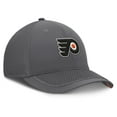 thumbnail image 3 of Men's Fanatics Gray Philadelphia Flyers Clincher Team Stripes Flex Hat, 3 of 5