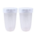 thumbnail image 1 of 2PCS Handheld Flour Sieve Sifter Cup Baking Icing Sugar Shaker Sieve Jar Bakeware Baking Pastry Tools (White), 1 of 7