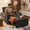 Dark Gray-30", variant on Aiho 3-in-1 Convertible Sofa Bed Chair w/ Storage & Adjustable Backrest - Space-Saving Sleeper for Small Apartments , Dark Gray
