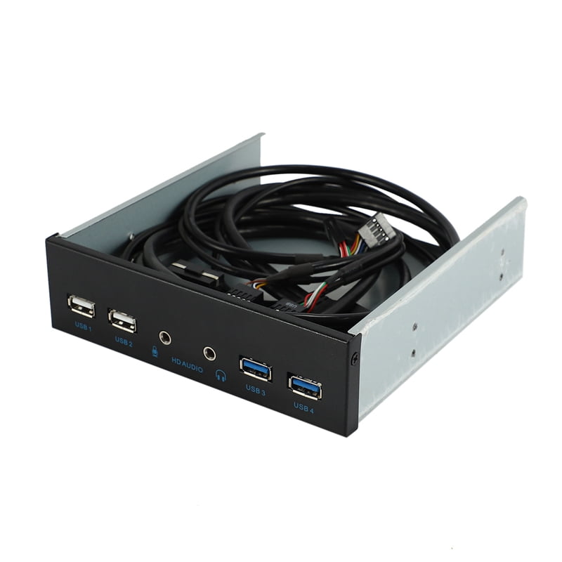 Inch Desktop Pc Case Internal Front Panel Usb 2 Ports Usb 3.0 And 2 Ports Usb 2.0 With Hd Audio Port 20 Pin Connector - Walmart.com