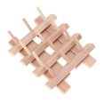 thumbnail image 2 of 12 Spool Wooden Folding Beech Reel Rack Bobbin Thread Rack and Organizer for Sewing Quilting Embroidery Craft, 2 of 7