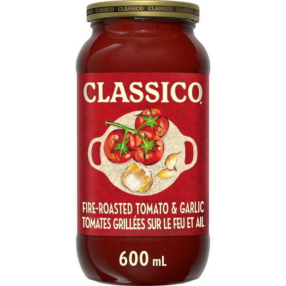 Classico Fire Roasted Tomato Garlic 600ML, Classico Fire Roasted Tomato Garlic 600ML