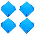 thumbnail image 2 of FELTECHELECTR 100 unidades de papel de aluminio para envolver alimentos, dulces, chocolate, té, para el hogar y la tienda, color azul., 2 of 5