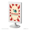 Please Help Yourself Carnival Circus Birthday Framed Party Signs