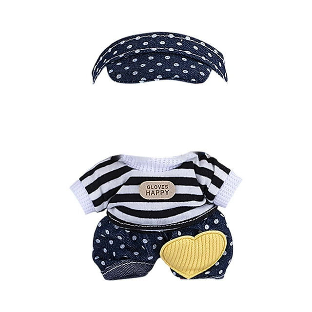 Fashion Doll Clothes Outfit Set Quality Costume Dress Up Accessories for 12 Inch Dolls Soft Material Handmade Design
