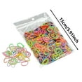 thumbnail image 2 of Glow In The Dark Rubber Bands - 1000 Piece Mega Value Pack with Clips for Various Home Uses 1000PCS, 2 of 8