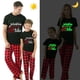 thumbnail image 4 of Pijama familiar a juego de Navidad, luminoso, brillante, con mi tubo, rojo, corto, 4 of 4