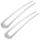 thumbnail image 4 of 2 horquillas de metal elegantes en forma de U para moños, accesorios elegantes para el cabello para mujeres, adornos elegantes para el cabello, horquillas de metal duraderas., 4 of 8