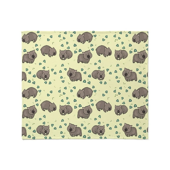 CafePress - Wombat Throw Blanket - Soft Fleece Throw Blanket, 50"x60" for All Ages