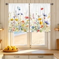 thumbnail image 1 of EGNMCR Rideau de Douche, Rideaux Occultants Impression 2D Rideau Court de Cuisine Rideau de Décoration de Cuisine Lavable Demi-Rideau de Fenêtre pour Fenêtre de Cuisine Rideau Imperméable Filtrant la Lumière pour Maison Petits Rideaux, 1 of 5