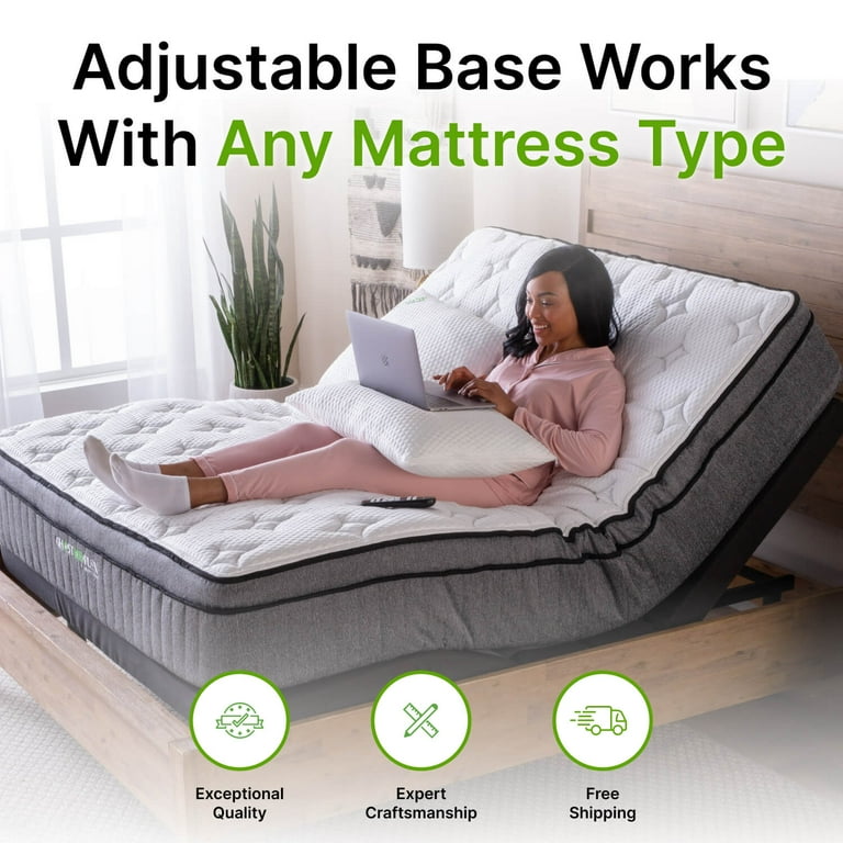 GhostBed Adjustable Base Bed Frame With Zero Gravity