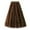 Brown, variant on Ediodpoh Women's Skirts A Line Pleated Long Tutu Skirt with Ruffle Mesh Calf Length Chiffon High Waist Cake Skirt Ballet Skirt Sky Blue M