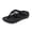 Black, variant on YAYUBA Beach Sandals For Woman Black,Lazy Shoes Women's Orthotic Flip Flops With Arch Support Soft Thong Pillow Sandals