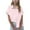 #A16-Light pink, variant on XADYUY Button Down Shirts for Girls Short Sleeve Collared Girls Dress Shirts Summer Casual Cotton Linen Spring Shirts for Girls 7-8 Years Army Green
