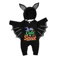 thumbnail image 1 of Halloween Costumes for Kids Toddlers Infant Baby Kids Boys Girls Romper Set Romper + Hat Imp Halloween, 1 of 3