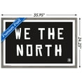 thumbnail image 3 of NBA Toronto Raptors - We The North 16 Wall Poster, 22.375" x 34", Framed, 3 of 5