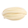 thumbnail image 4 of S SERENABLE Chunky Yarn Jumbo Tubular Yarn Hand Knitting Washable Crocheting Bulky Yarn Arm Knit Yarn for Crochet Rug Making Blanket Mat milk white, 4 of 8