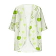 thumbnail image 4 of Hvyesh Womens Kimono Cardigan Beach Cover Up Chiffon Cardigan Floral Open Front Tops Loose Capes, 4 of 5