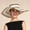 Khaki, variant on TYGHBN Women's Summer Sun Hat Wide Brim Straw Beach Hat Casual Outdoor Striped Design Water Hat for Women Low Profile Fedora Foldable Hats for Women Travel Summer Hat for Men Fedora Womens Water Hats