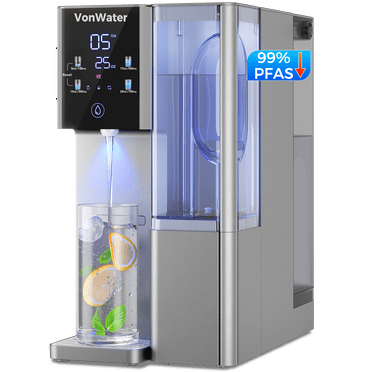VonWater 528Gallon Countertop Reverse Osmosis Water Filter System, 7 Stage RO Purifier with UV, 3:1 Pure to Drain Water Filtration System