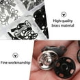 thumbnail image 5 of Soimiss 100Pcs Metal Pants Hook Snap Press Fastener for Clothing Accessories, 5 of 5