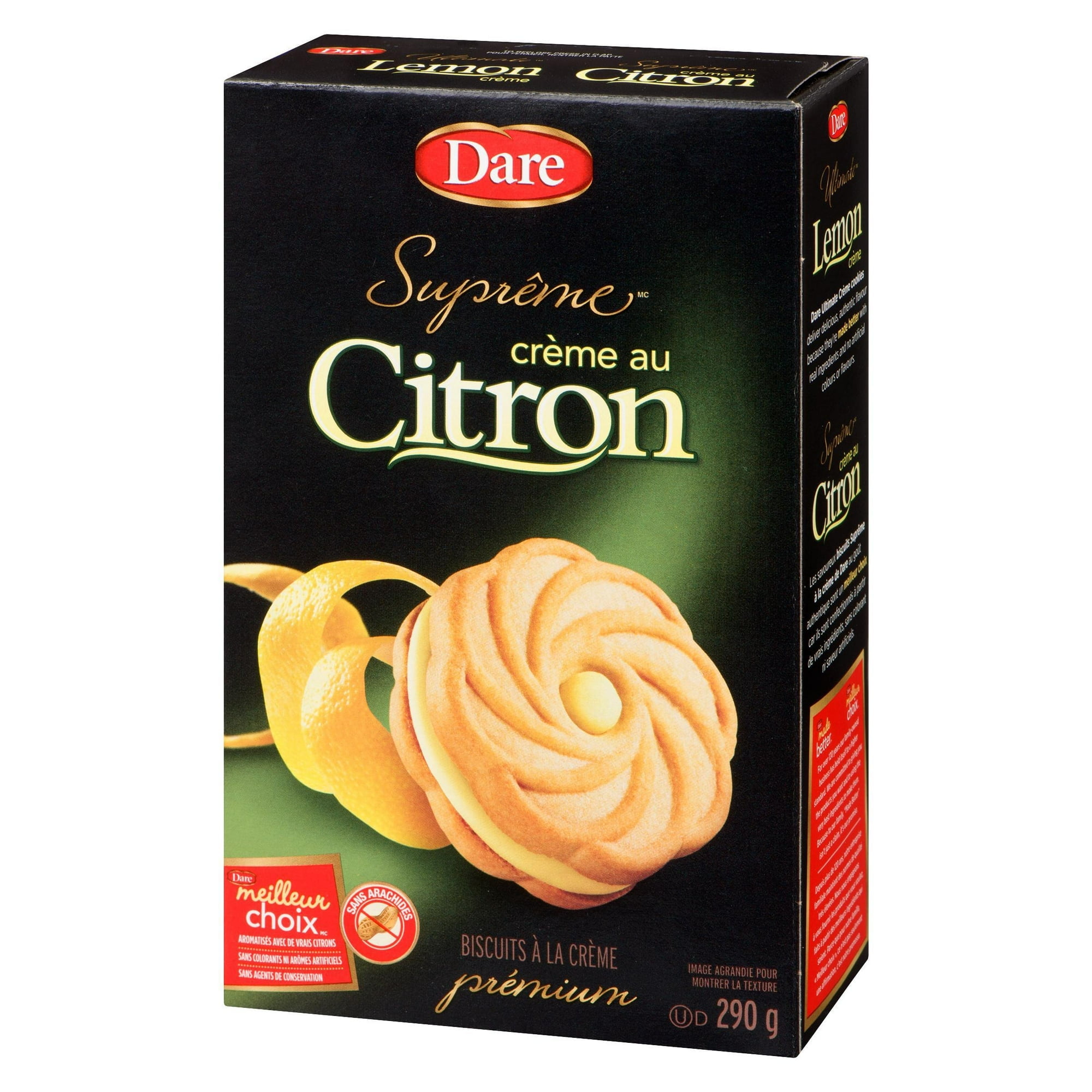 Dare Suprême crème au Citron Biscuits 290 g