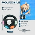 thumbnail image 5 of The Mellow Dog Calming Ball, 2026 new Rubber with Handle Dog Toy, Interactive Toss and Fetch Play, Squeaky Floating Ball for Toss, Fetch, Training & Outdoor Fun for Medium Large Dogs(2Pcs B), 5 of 9