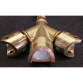 thumbnail image 2 of BoatPlugLight.com Yknot3-BRASS LED Boat Drain Plug Light New Triple Head Design! 3000 LUMENS! (Green), 2 of 4