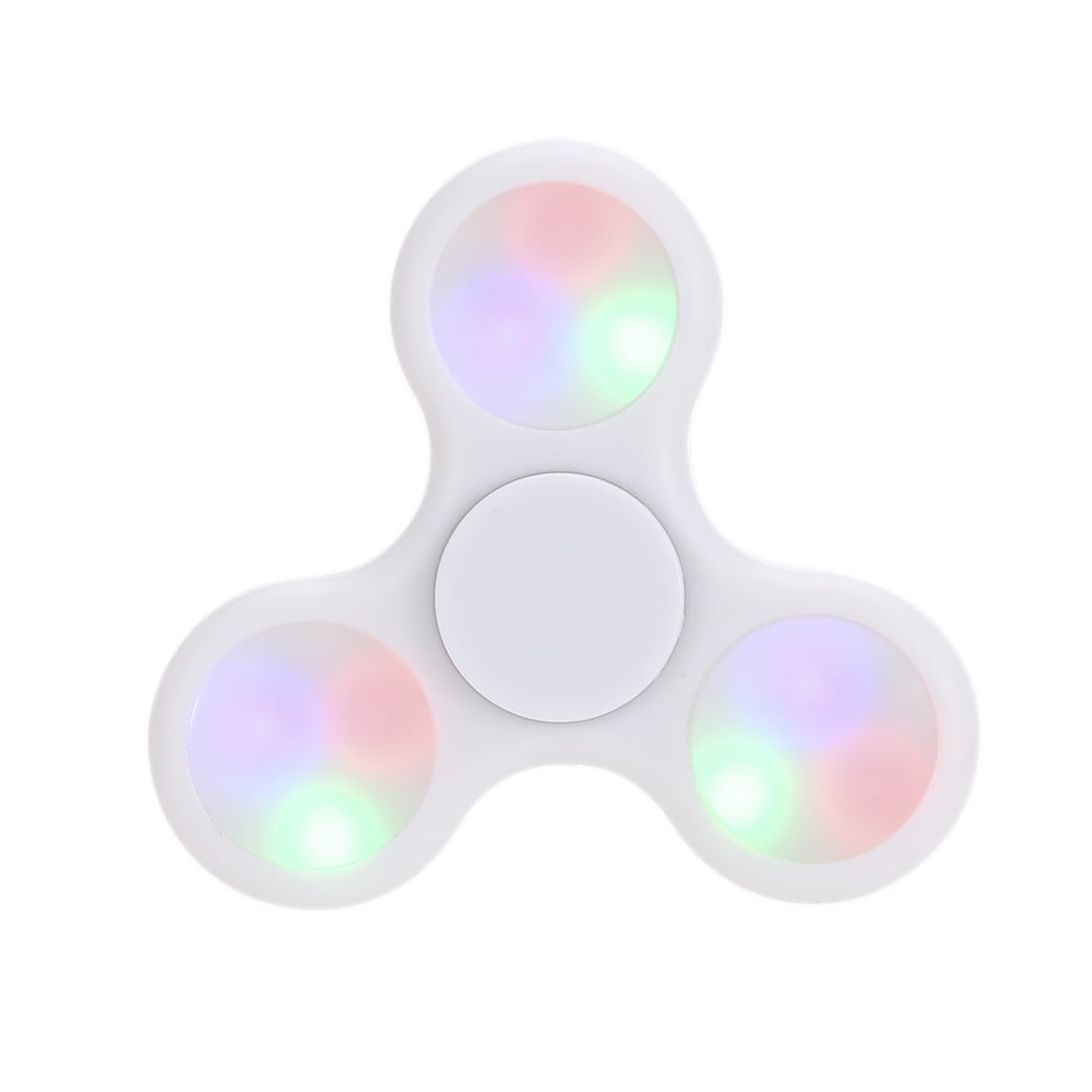 # luminous tri-spinner fidget toy edc hand finger spinner 2 pack finger spinner 
