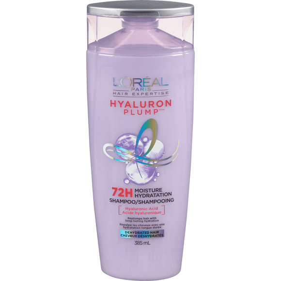 L'Oreal Paris Hair Expertise Hyaluron Plump Shampoo, with Hyaluronic Acid 385 ml