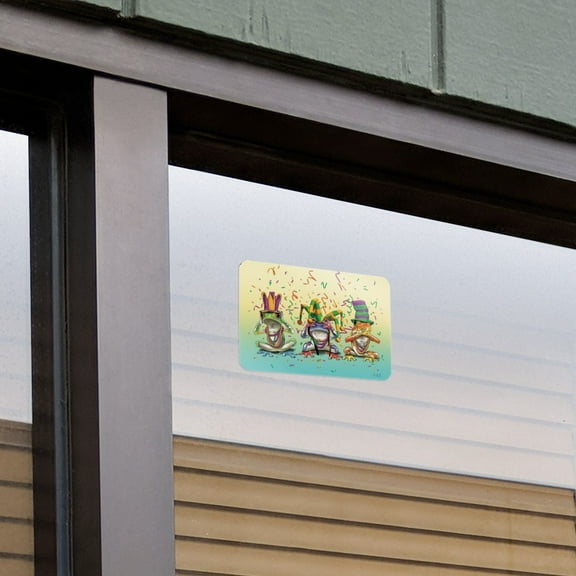 Party Frogs Mardi Gras See No Evil Hear Speak Home Business Office Sign